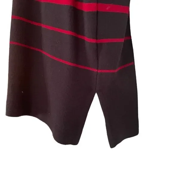 Talbots long sleeve black red sweater Size L - Picture 2 of 7